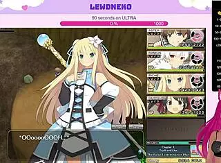 Vtuber Lewdneko plays Evenicle part 14 with big tits and creampie scenes 😏