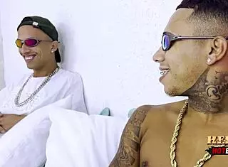 Gay teen gets monster cock in hot Brazilian anal scene