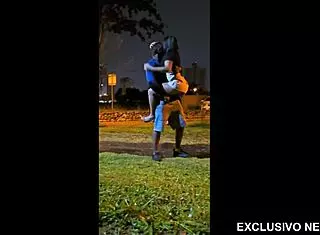 The councilor's daughter enjoys a walk in the square