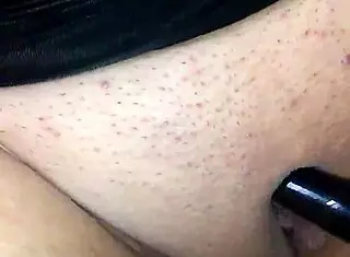 i'm bound with black dildo in my mouth, masturbating hard