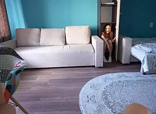 Emotional Encounter: Stepsister Catches Me, Leads To Deepthroat And Creampie