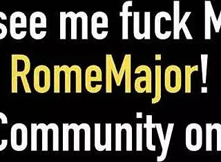 Carmen Valentina tastes Rome Major's protein sperm milk after intense Italian sex session.