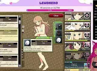 vtuber lewdneko plays evenicle part 18 with huge tits and dating game