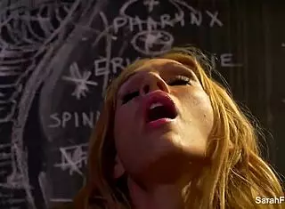 Watch Sara Jessie passionately masturbate her wet pussy and big tits!