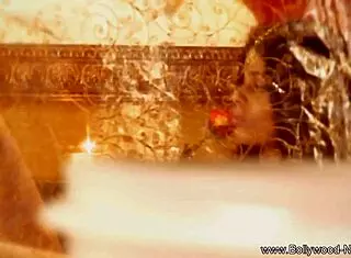 beautiful brunette indian girl does striptease and dances nude