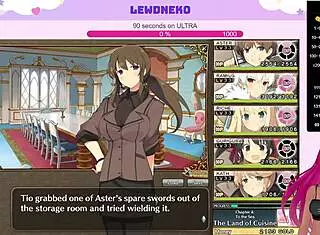 vtuber lewdneko plays evenicle part 18 with huge tits and dating game