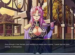 emeralia in kyonyuu fantasy scene