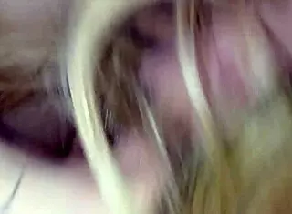 Young blonde teen slut deepthroats cock in homemade amateur video