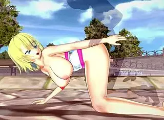 Horny 3D Cartoon Rides Huge Cock With Big Ass And Tits