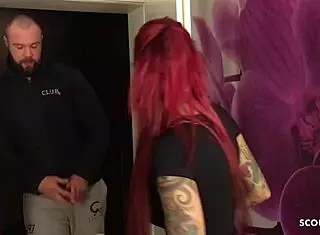 Redhead German Teen Fucks Strangers For Cash