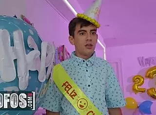 unexpected birthday threesome with mina von d, haix rogue, and jordi el nino polla