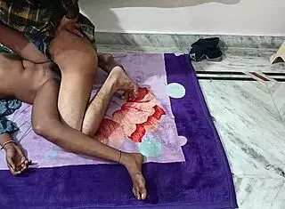 indian housewife and her young friend in bedroom episode