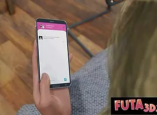 Futa3Dx - Redhead Hot Babe Bent Over and Pounded Hard by Futa Cock