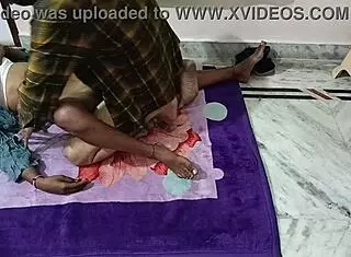 indian housewife and her young friend in bedroom episode