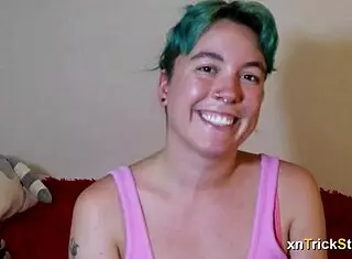 Olivia Feels Excited In Strip Trivia Game.