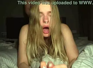 teen blonde slut craves rough pounding in her tight hole