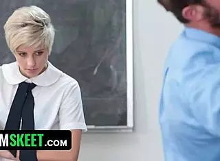 sexy student tight pussy drilled by counselor