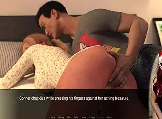 jessica oneil teases with see-through outfit and creampie in hard news episode