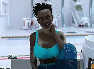 Helping Zara with huge tits in stranded space hentai