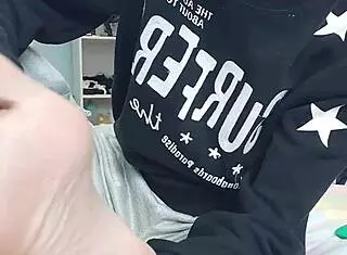 Intriguing Slim Gay Teen Sucks Sexy Feet in Foot Fetish Play