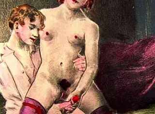 check out these vintage erotic drawings?