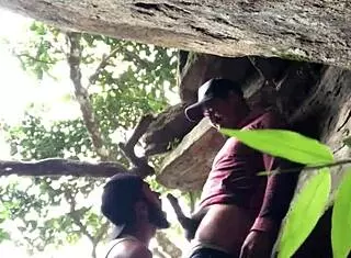 Sex on the beach with monster cock and big ass