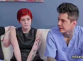 Nasty teen undergoes painful anal therapy in the butthole loony bin