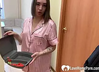 Fuckable chick has a very skilled mouth for sucking