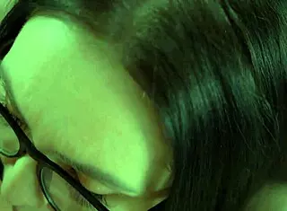 Beautiful brunette sucks cock and gets cum load