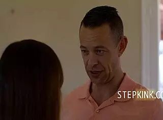 Does this curvaceous stepdaughter put your doubts to rest with her blowjob?