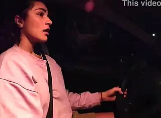 excited by step-brother's public lovense play