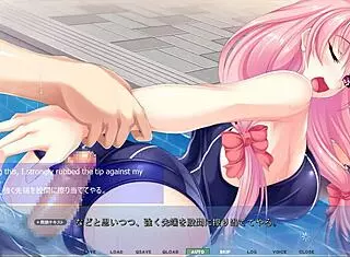 akumeru family - yunagi route part 2 - pounding in the pool
