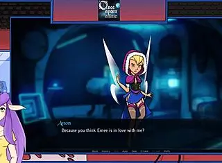 Princess gets naughty in hentai anime cartoon style