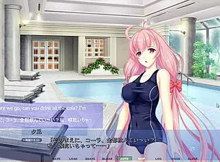 akumeru family - yunagi route part 2 - pounding in the pool