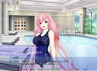 akumeru family - yunagi route part 2 - pounding in the pool