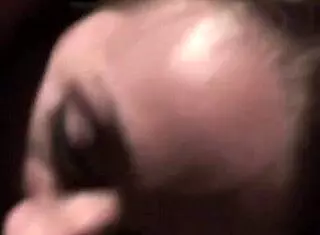 Horny slut devours the stripper