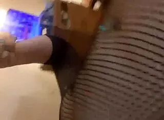 Bamas Best In Her Fishnets Getting Some Good Dick