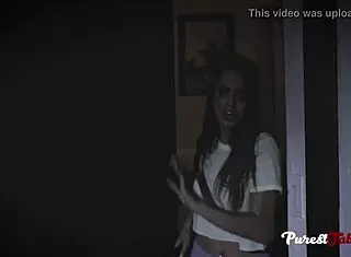 I can't believe this babe is half his age, she's so young 18+ and taboo in hardcore retro scene