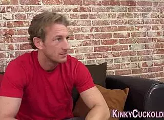 Cuckolding femdom babe with glasses