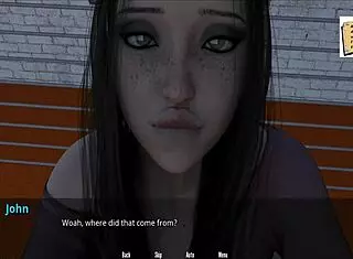 Wvm 4 plays basketball with Shauna in a casual homemade game