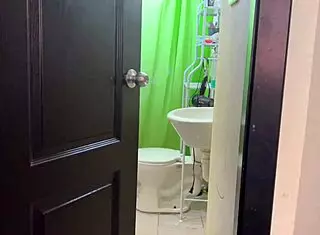 Steamy Bathroom Encounter with Stepsister's Irresistible Big Ass