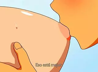 In this hentai anime, Gogo dances and masturbates in a casual japanese setting