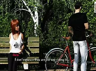 intertwined 32 dives into steamy redhead action with monster cock