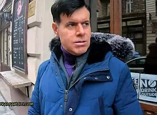 Big natural tits milf gives creampie cure to tourist cock in homemade scene