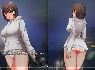 garota gosta de andar pelada na rua durante a noite e se masturba na porta das pessoas - night stroll - parte 1 de 3