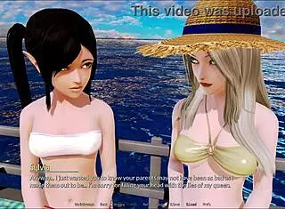 exploring the harem hotel in this anime game