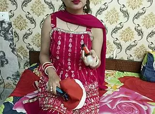 Dirty talking desi wife cheats with devar ji on Christmas