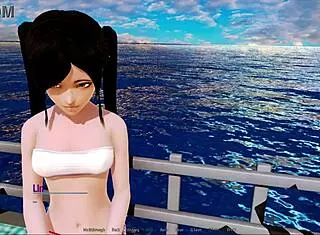 exploring the harem hotel in this anime game