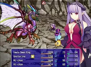 Female demon king discovers clown's secret for gangbang revenge.