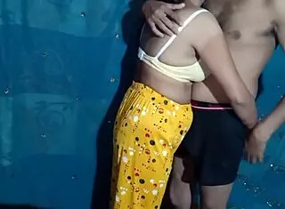 desi boy and village girl in homemade hindi video